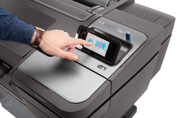 HP DesignJet Z6 – ovládací panel